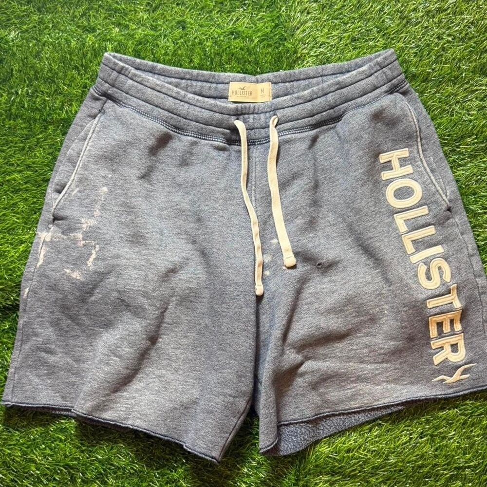 Hollister-co Men's Blue and Navy Shorts